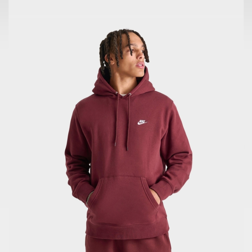 nlineNike Sportswear Club Fleece Embroidered Hoodie